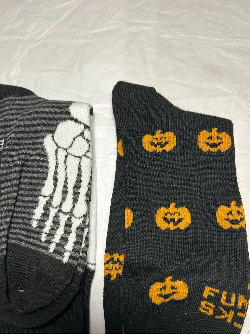 Vintage Red halloween sock